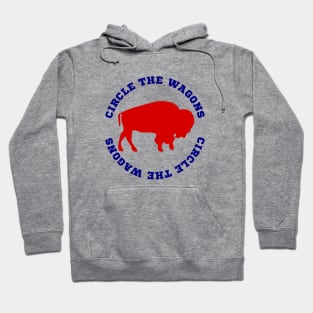 Buffalo Football Circle the Wagons Hoodie